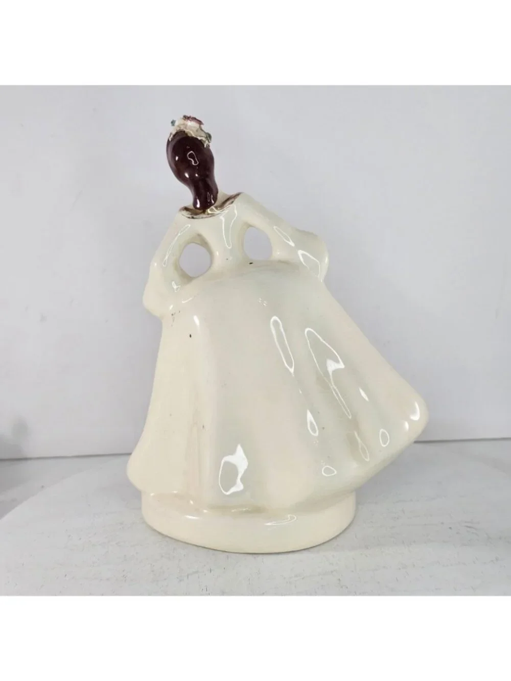 Vintage Kaye Of Hollywood California Pottery Lady Figurine Dorette Saltzman